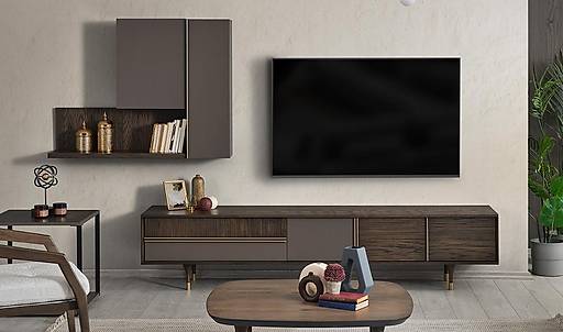 Art.464 Base porta tv bombato laccato - Art Prestige – Luxury Furniture