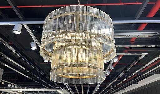 Round Transparent Pendant Chandelier