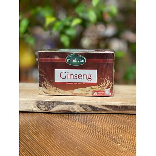 Mindivan Ginseng Karışık Bitki Çayı 20 Süzen Poşet
