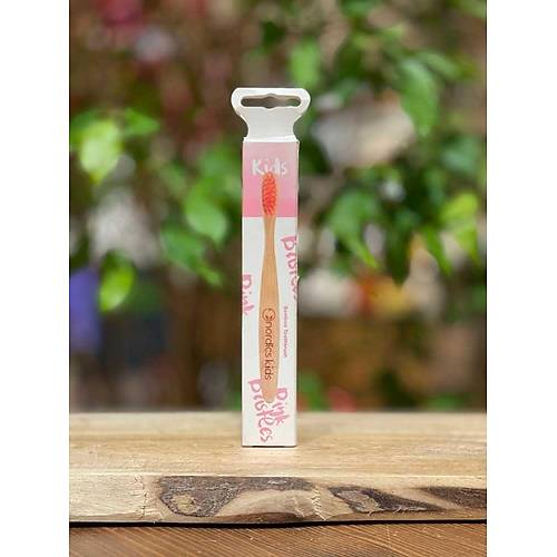 Nardics Kids Bambu Diş Fırçası (Çocuk Pembe)