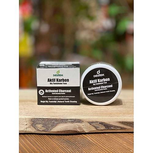 Destek Aktif Karbon Diş Temizleme Tozu 30 GR
