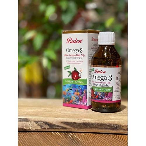 Balen Omega 3 Vişne Aromalı Balık Yağı 100 ML