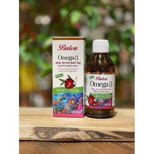 Balen Omega 3 Vişne Aromalı Balık Yağı 100 ML