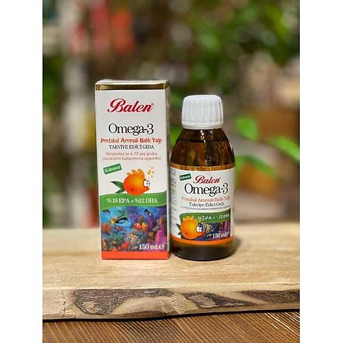 Balen Omega 3 Portakal Aromal Balk Ya 100 ML