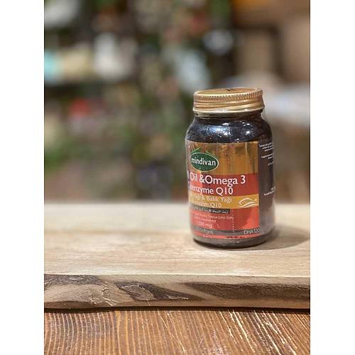 Mindivan Krill Oil  Omega 3 Coenzyme Q10 60 Kapsl
