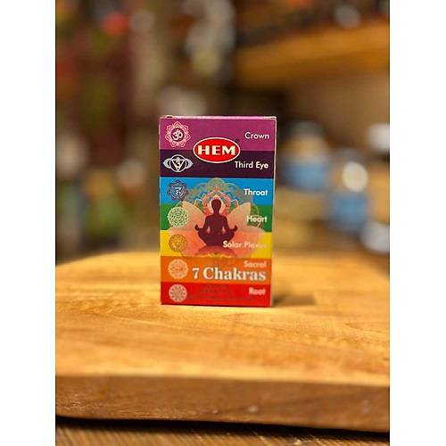 Hem 7 Chakras Geri Ak Tts Konisi 10 Adet