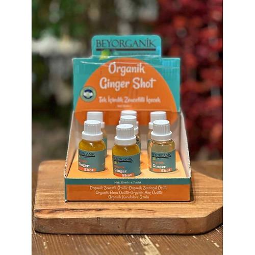 Beyorganik Organik Ginger Shot  7 Adet x 30 mL
