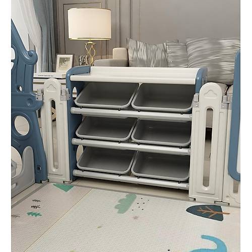 UTH�NGO Hayal D�nyas� Oyun Alan� 205x246cm Sallanan At Hediyeli MAV�/BEYAZ