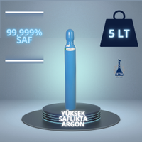 Y�KSEK SAFLIKTA ARGON 5 LT