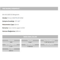 ARGON REG�LAT�R� 10 BAR