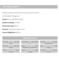 PROPAN BASIN� D���R�C� MANOMETRES�Z 2201