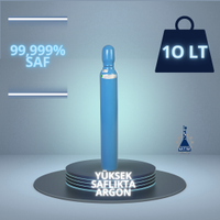 Y�KSEK SAFLIKTA ARGON 10 LT