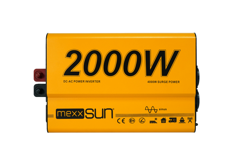 Mexxsun 12 Volt 2000 Watt Tam Sinüs UPS İnverter (Remote Ekran)