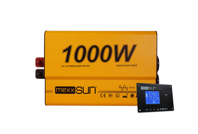 Mexxsun 12 Volt 1000 Watt UPS (Ramote Ekran) Tam Sinüs İnverter