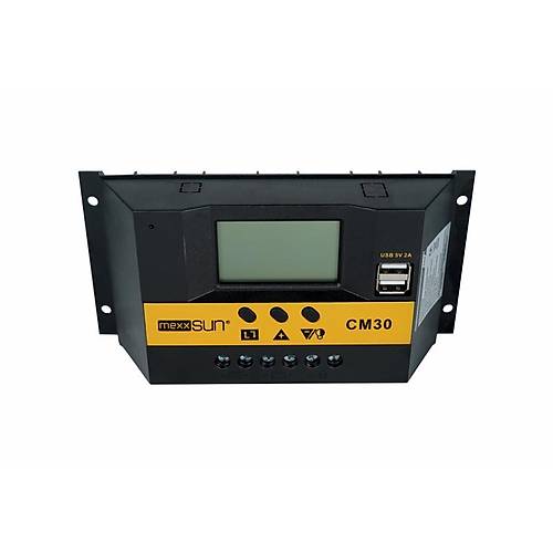 Mexxsun 30 Amper 12/24 Volt  PWM �arj Kontrol Cihaz�
