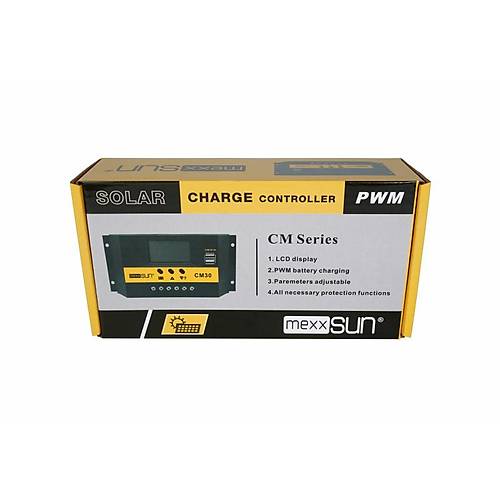Mexxsun 30 Amper 12/24 Volt  PWM �arj Kontrol Cihaz�