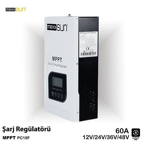 Mexxsun 60 Amper 12/24/48 Volt  MPPT �arj Kontrol Cihaz�