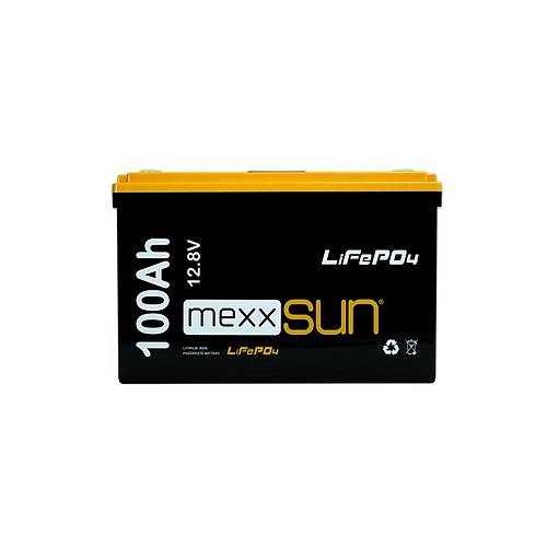 Mexxsun Lityum Ak� 12,8V 100Ah (LiFePo4) 1280Wh