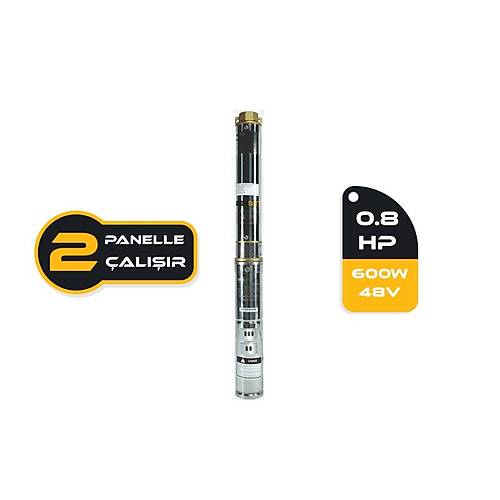 Mexxsun Dc Pompa 0.8 HP 600 W Watt 48 V Volt (3RDC3.5-80-48-600)