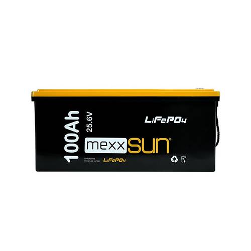 Mexxsun 25.6 Volt 100 Amper 2560 Wh Lityum Ak� (LiFePo4)