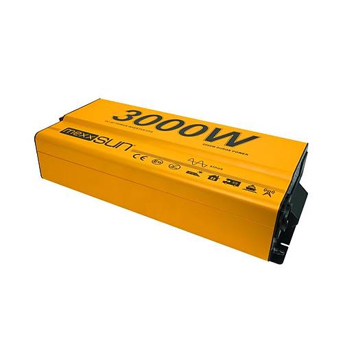 Mexxsun 12 Volt 3000 Watt UPS (Ramote Ekran) Tam Sin�s �nverter
