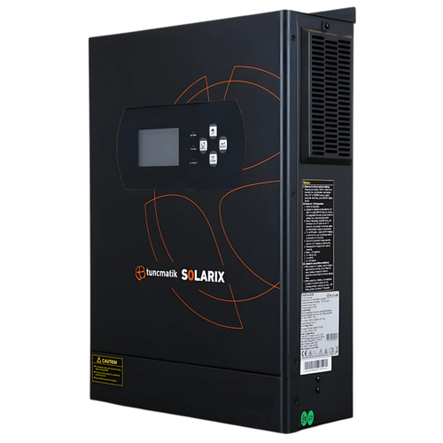 Tun�matik Solarix 3.6 kW 3600 W Watt 24 V Volt 100 A Amper Y�ksek Voltaj Mppt Ak�ll� Solar �nverter �nvert�r