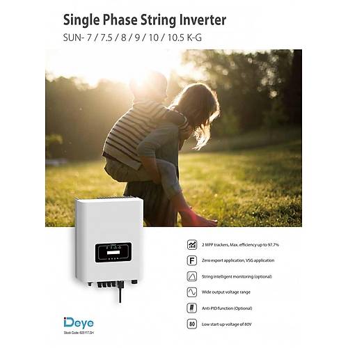 Deye 10 kW Monofaze Ongrid nverter