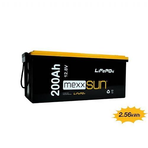 Mexxsun Lityum Ak� 12,8V 200Ah (LiFePo4) 2560Wh