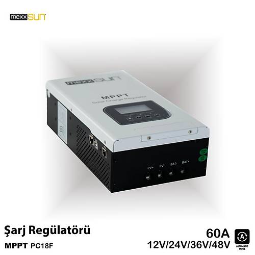 Mexxsun 60 Amper 12/24/48 Volt  MPPT arj Kontrol Cihaz