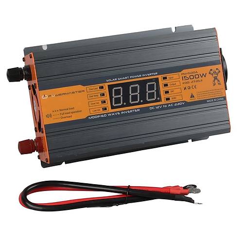 Powermaster 12 V Volt 1500 W Watt Modifiye Sin�s inverter