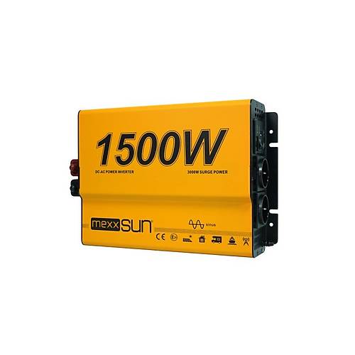 Mexxsun 12 V Volt 1500 W Watt 1.5 kW Tam Saf S�n�s �nverter �nvert�r 220 �evirici