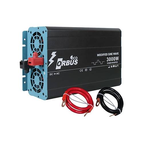 Orbus Eco �ntelligent 12 Volt 3000 Watt Tam Sin�s �nverter