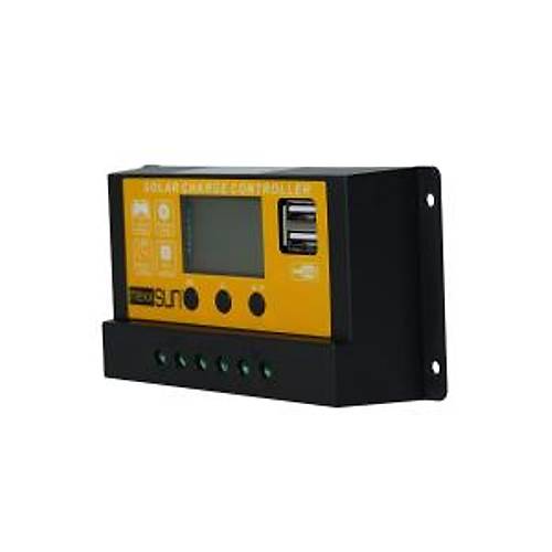 Mexxsun 10 Amper 12/24 Volt  PWM �arj Kontrol Cihaz� (AT10)