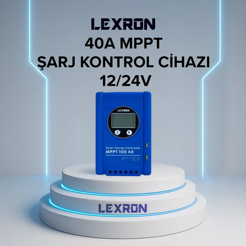 Lexron 40 Amper MPPT �arj Kontrol Cihaz�