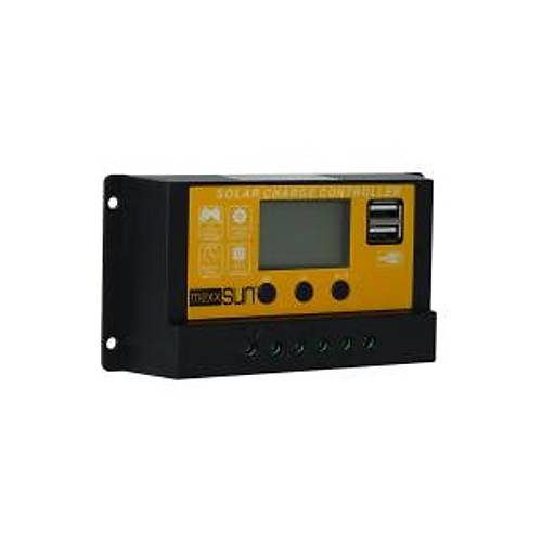 Mexxsun 10 Amper 12/24 Volt  PWM �arj Kontrol Cihaz� (AT10)