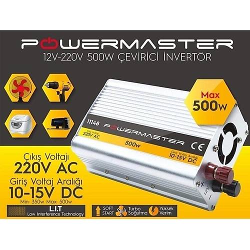 12 V Volt 500 W Watt Modifiye Sinus �nverter �nvert�r 12-220 V �evirici D�n��t�r�c�