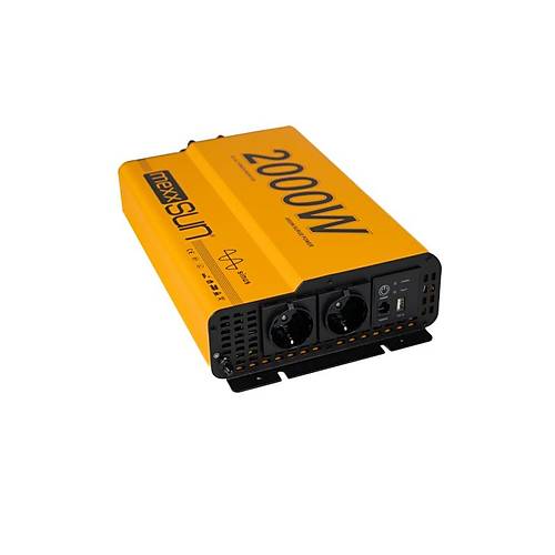 Mexxsun 12 V Volt 2000 W Watt 2 kW Tam Saf Sin�s �nverter �nvert�r 220 �evirici