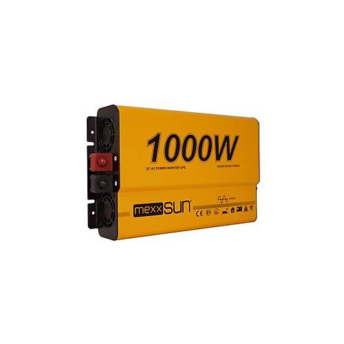 Mexxsun 12 Volt 1000 Watt UPS (Ramote Ekran) Tam Sin�s �nverter
