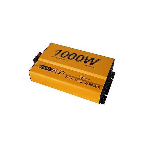 Mexxsun 12 Volt 1000 Watt UPS (Ramote Ekran) Tam Sin�s �nverter