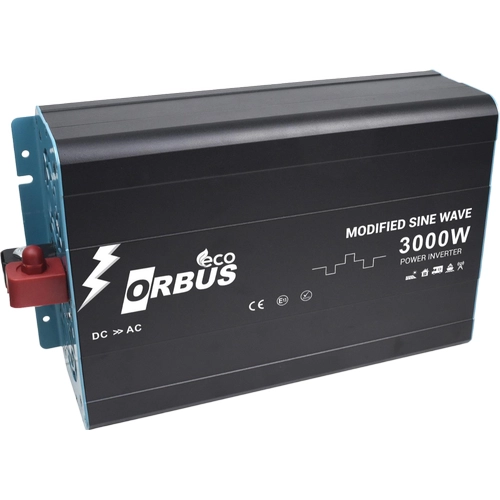 Orbus 12 V Volt 3000 Watt 3 kW Modifiye S�nus �nverter DC-AC �evirici �nvert�r