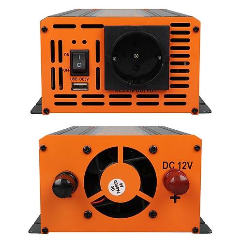 12V Volt 1.5kW 1500W Watt Modifiye Sinus �nverter 220 �evirici �nvert�r Dijital Ekranl� D�n��t�r�c�