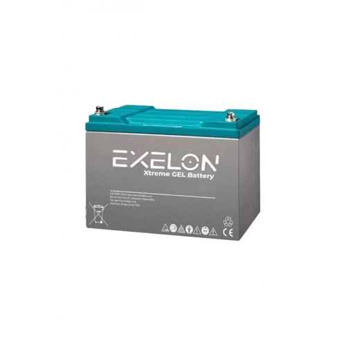Exelon 12 V Volt 100 Ah Amper Jel Ak Batarya Deep Cycle Derin Dng Solar Ak
