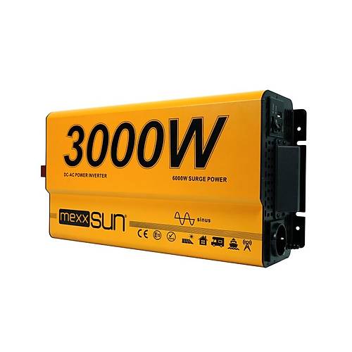 Mexxsun 12 Volt 3000 Watt Tam Sin�s �nverter