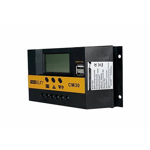 Mexxsun 30 Amper 12/24 Volt  PWM arj Kontrol Cihaz