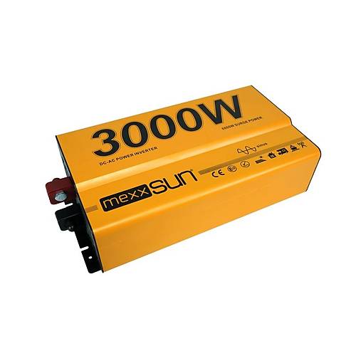 Mexxsun 12 V Volt 3000 W Watt Tam Sin�s �nverter