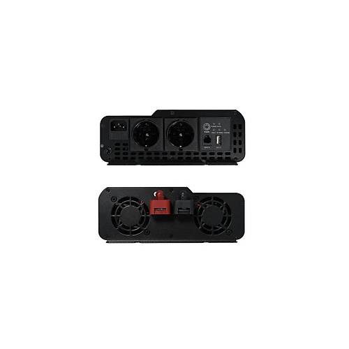 Mexxsun 12 Volt 1000 Watt UPS (Ramote Ekran) Tam Sin�s �nverter