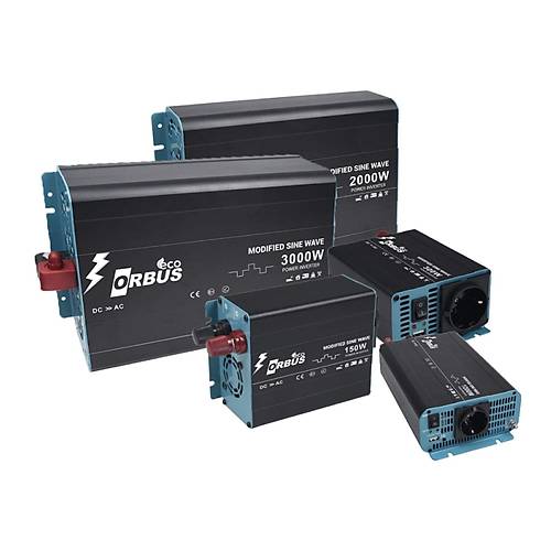 Orbus 12 V Volt 1200 W Watt 1.2 kW Modifiye Sin�s �nverter �nvert�r �evirici