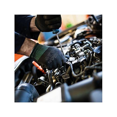 Ar-An E14 Swift Mekanik Diren�li Siyah Pu Eldiven