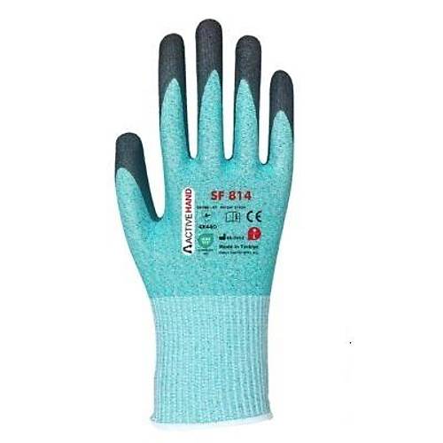 ActiveHand SF-814 K�p�k Nitril Yar�m Kapl� D Kesilmez Montaj Eldiveni
