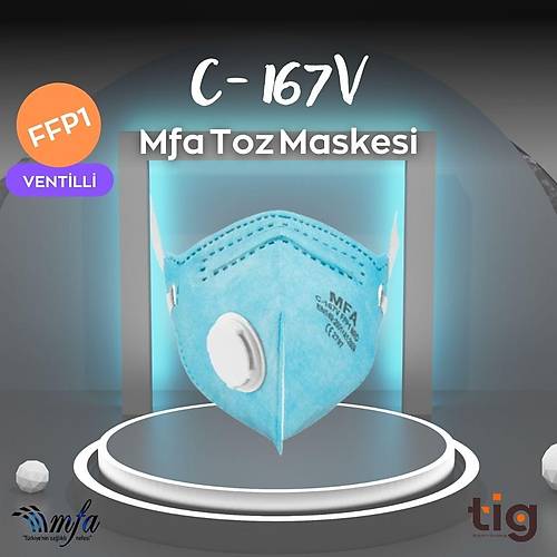 MFA C-167V FFP1 SOLUNUM KORUYUCU MASKE